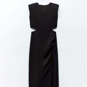 Brand New Cut Out Dress from Zara - With Tags - Black